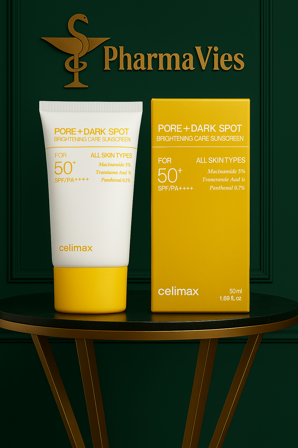 celimax - Pore+Dark Spot Brightening Care Sunscreen - Soin solaire éclaircissant pores + taches brunes