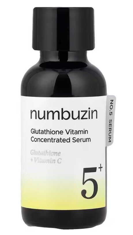 numbuzin - No.5+ Glutathione Vitamin Concentrated Serum (30 mL)