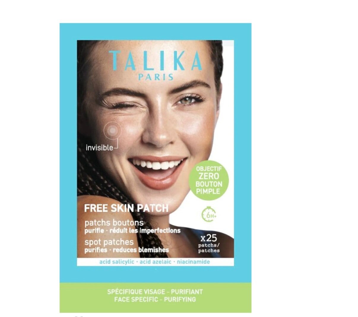 Talika – Free Skin Patch Boutons – 25 Patches