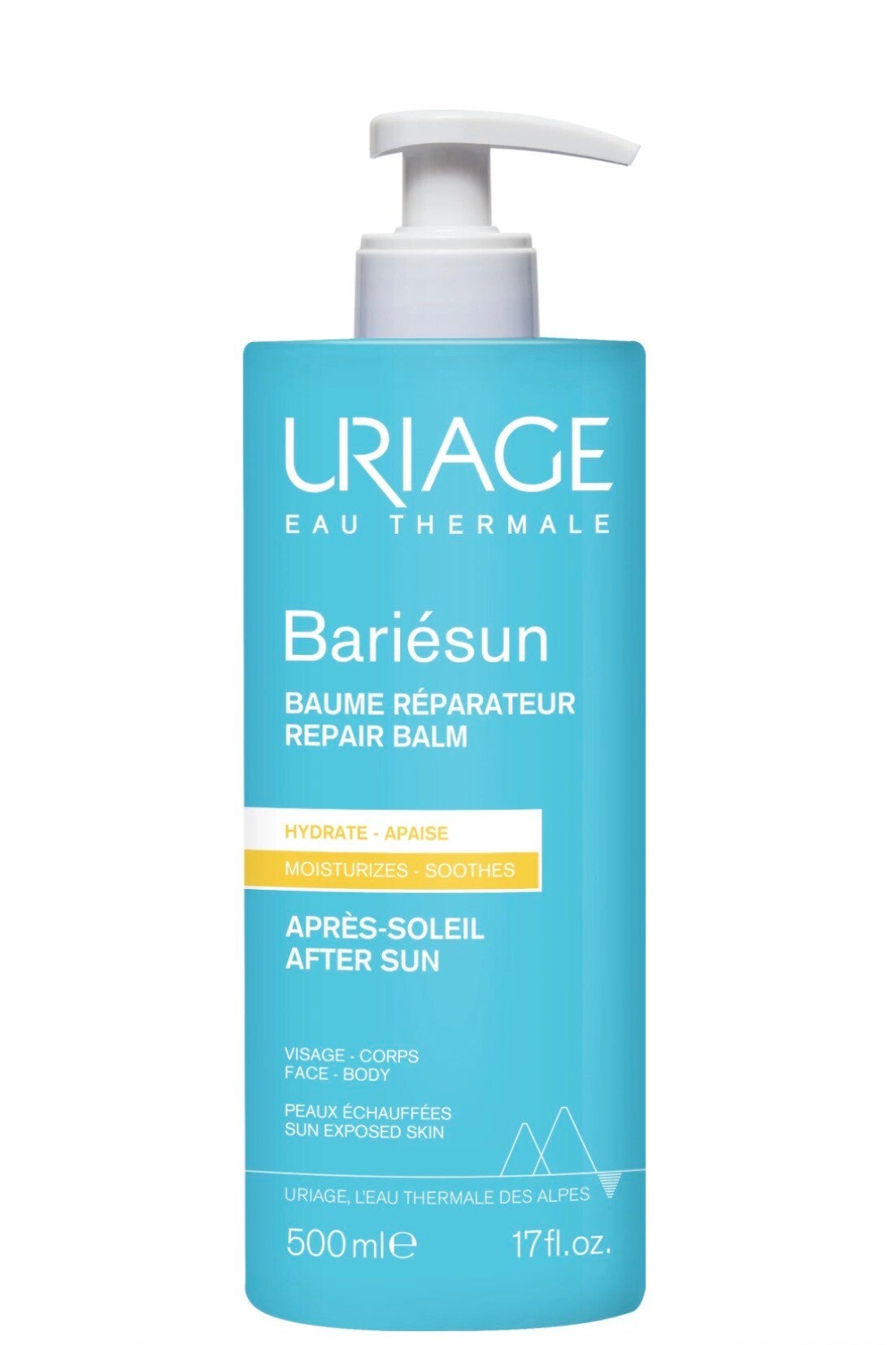Uriage – Bariésun Baume Réparateur Après-Soleil – 500 ml