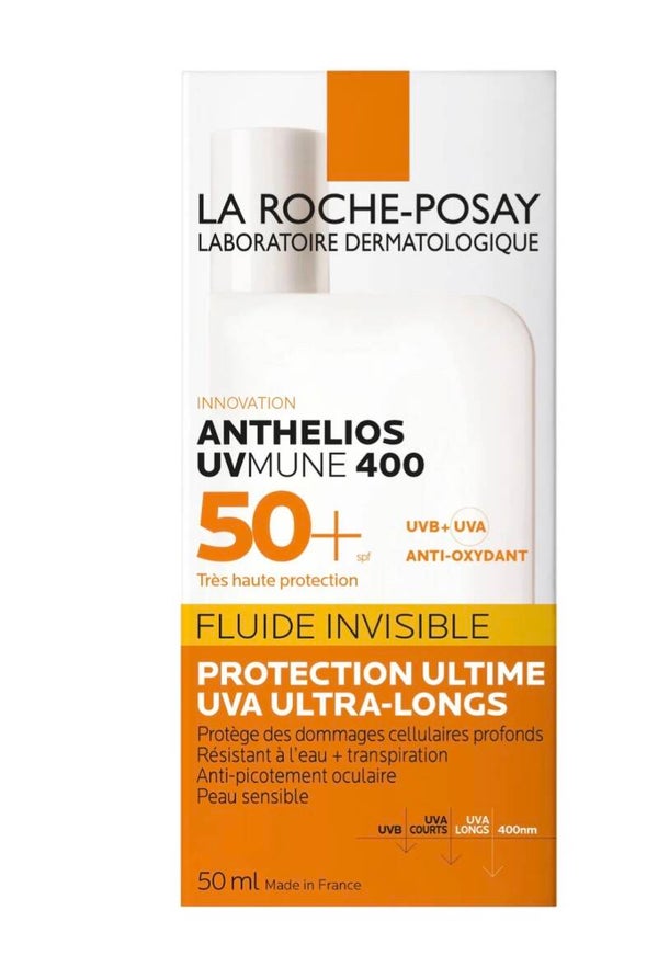 La Roche-Posay – Anthelios UVMune 400 Fluide Invisible SPF50+ – 50 ml