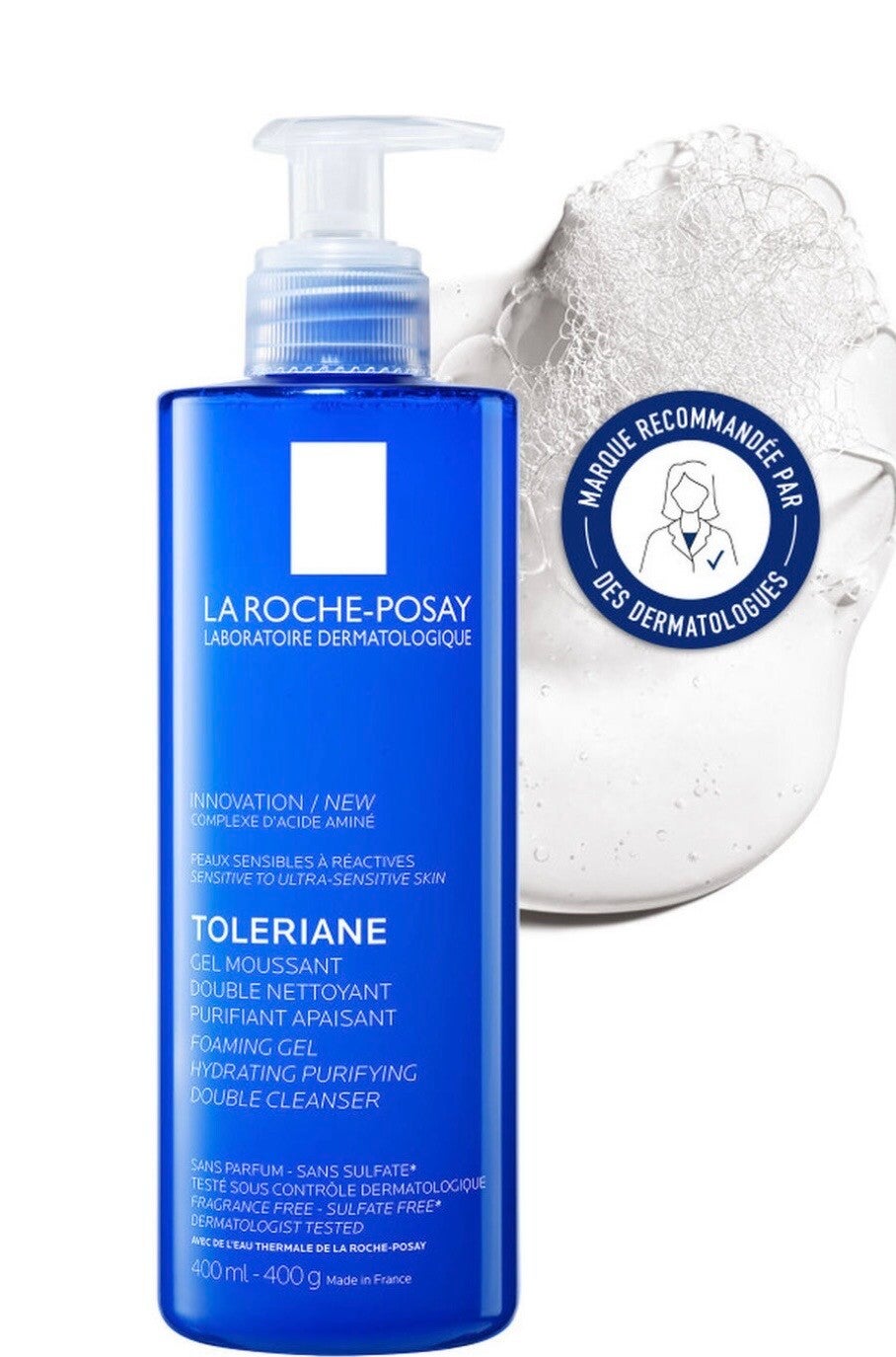 La Rocheposay Toleriane Double Cleansing Foaming Gel 400ml