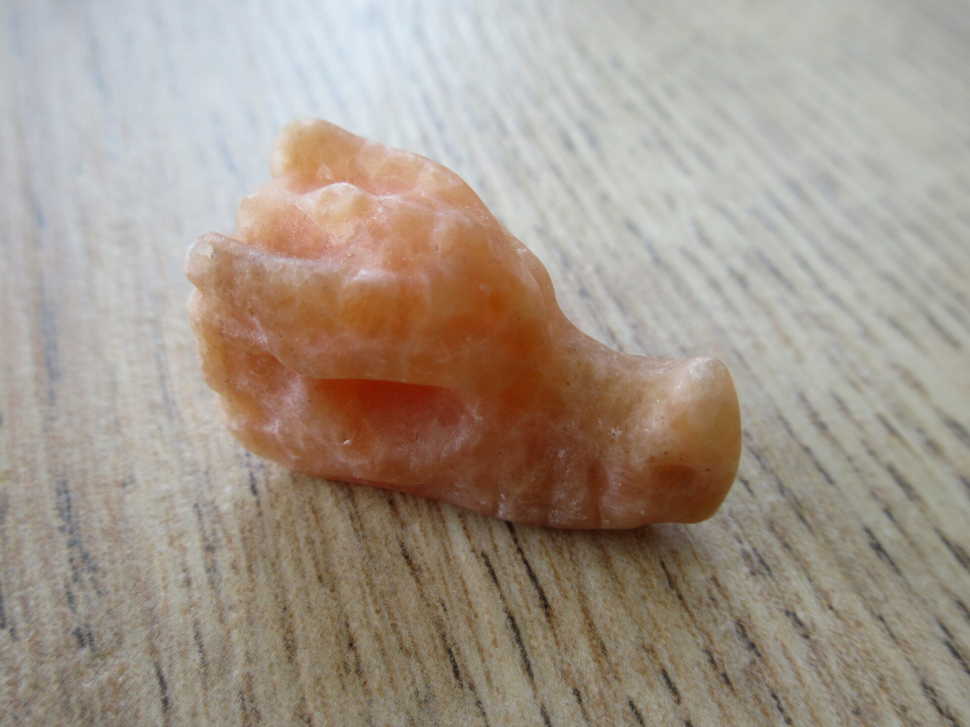 Drakenschedel Oranje Calciet (#208)