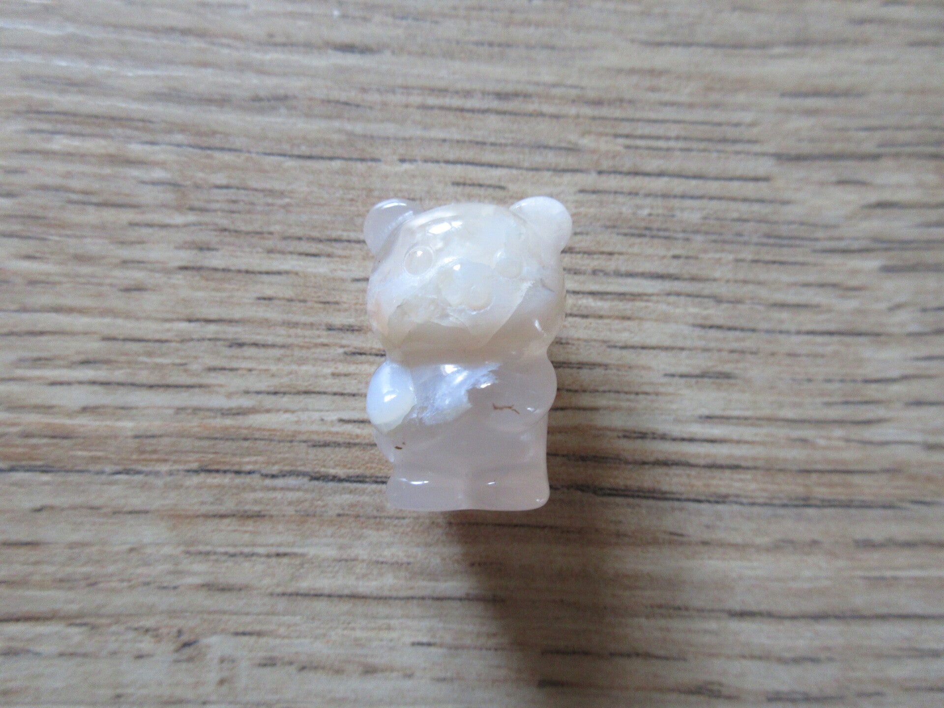 Beer met vis agaat (#389)