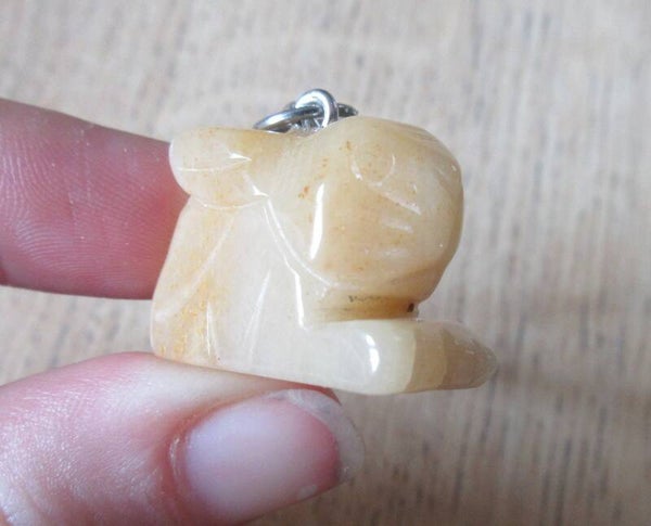 Sleutelhanger Konijn Gele Calciet (#408)