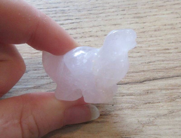 Dino Brontosaurus Rozenkwarts (#728)