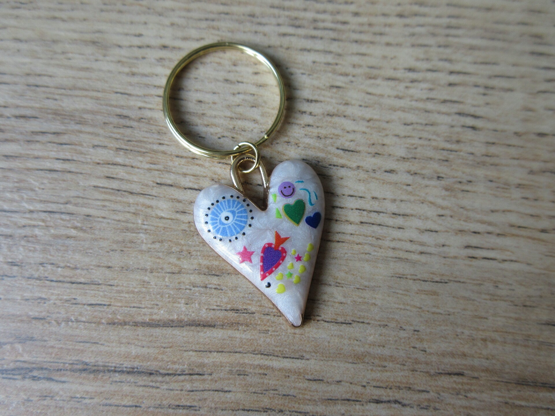 Sleutelhanger Hart Goud 1