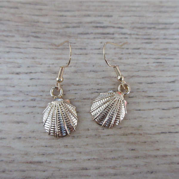 Oorbellen Schelp 4 Goudkleurig