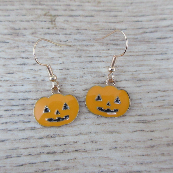 Oorbellen Pompoen Jack-a-Lantern
