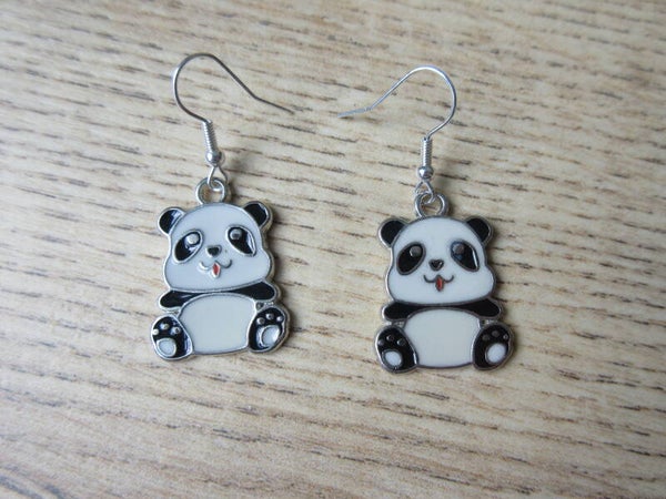 Oorbellen Pandaberen