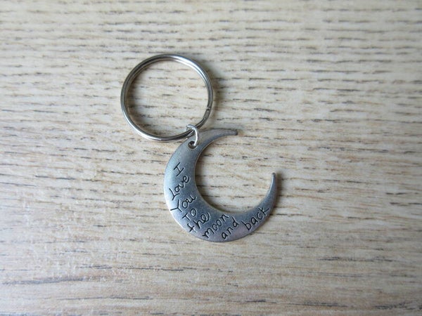 Sleutelhanger Maan Zilver