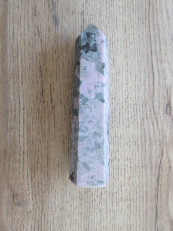 Toren Roze opaal met groene Toermalijn (#1140)