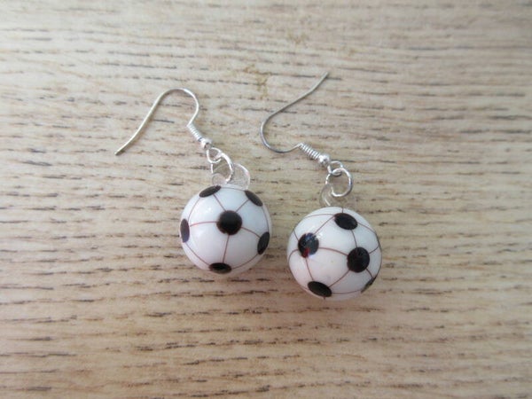 Oorbellen Voetballen Glas