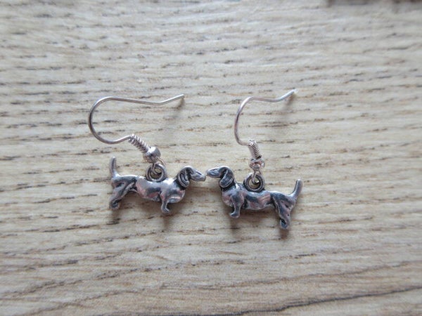 Oorbellen Hond  Teckel 3d