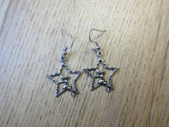 Oorbellen Fee op Ster