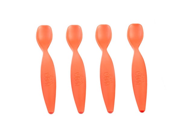 4 extra lange rode lepels