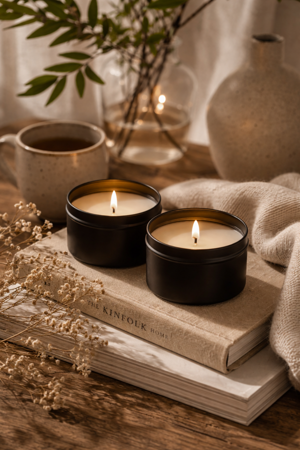 Duo chandelles parfumées-Rituel détente