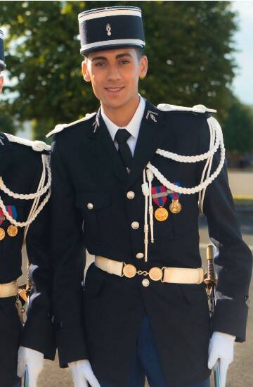 L'Aspirant Rayan OUD fraichement sortie de l'Académie.