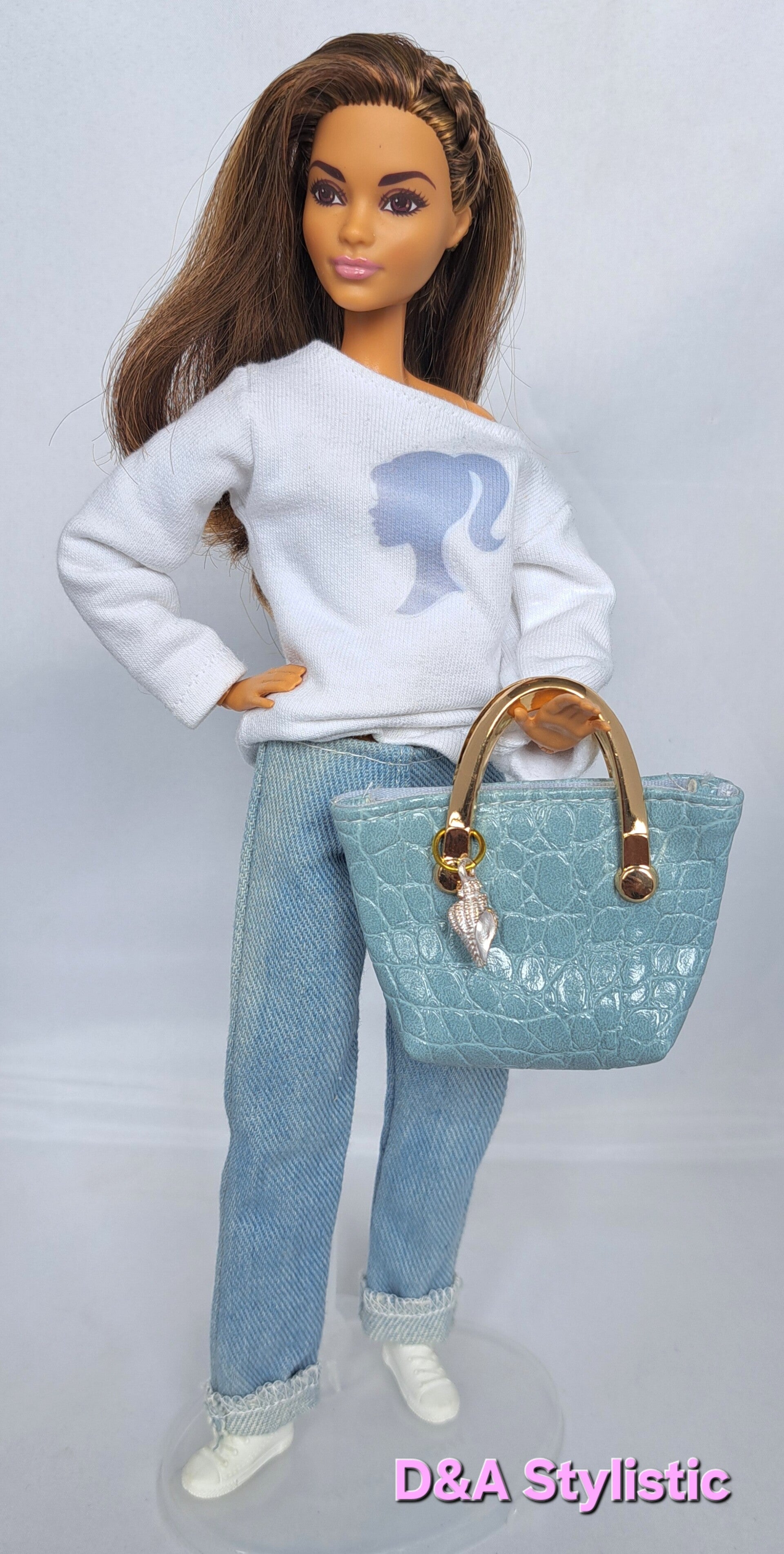 1:6 Fashion doll handtas leder look div kleuren