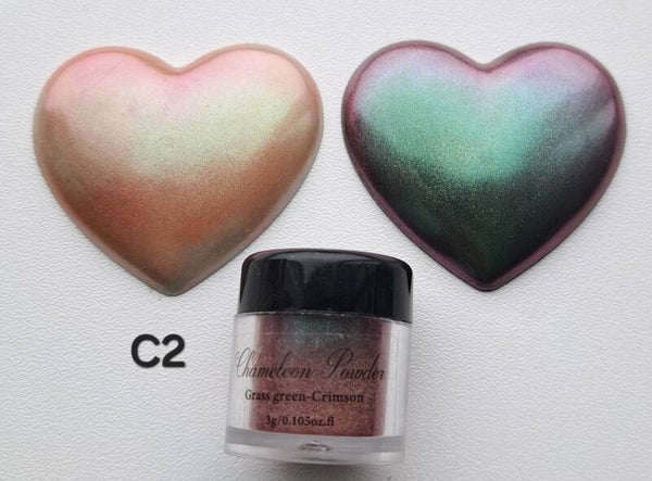 Chameleon Grass Green/Crimson C2