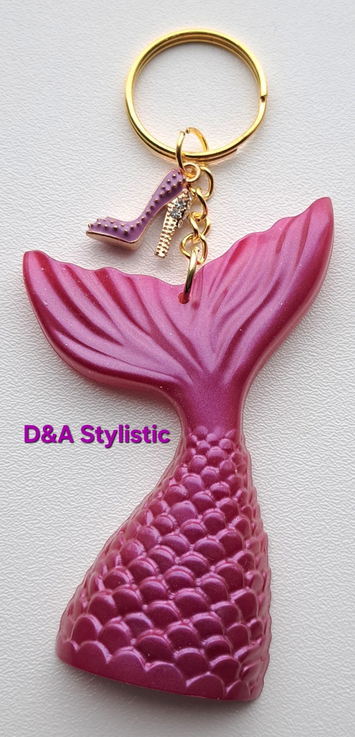 Keychain Mermaidtail Magenta