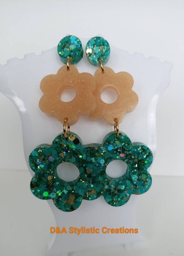 Turquoise Flower Dream Earrings