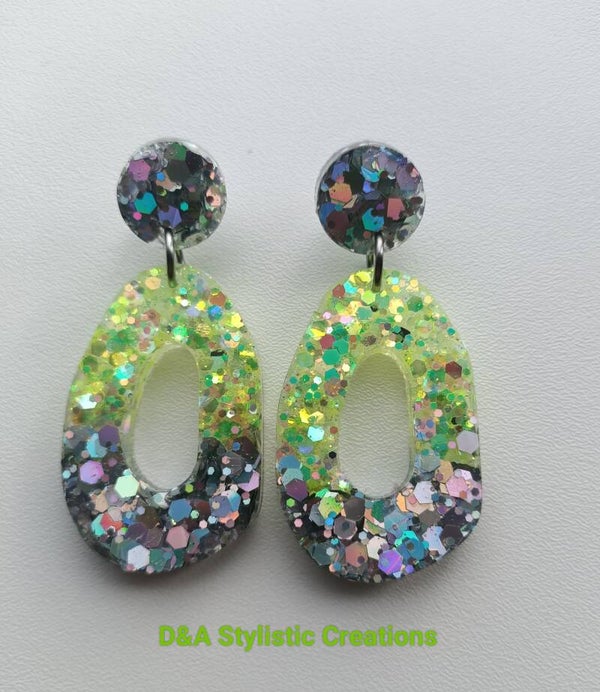 Neon Yellow Gio Earrings