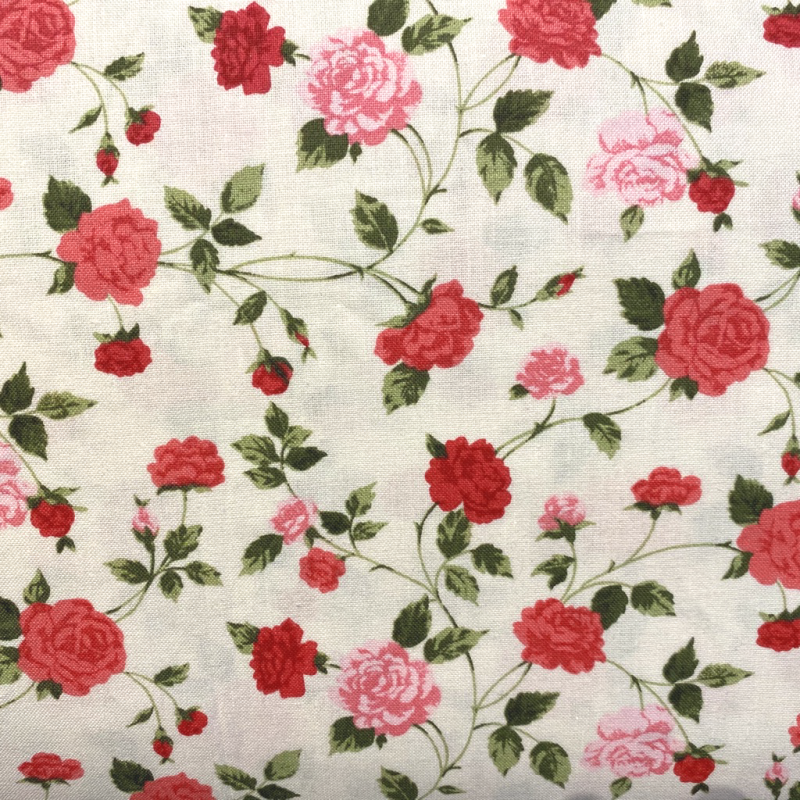 Rambling Red Roses, katoen Jana Cotton Design mondkapjes