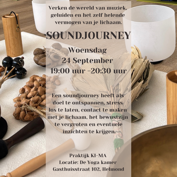 Soundjourney woensdag 24 september
