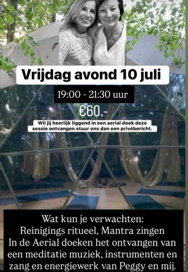 Fijne workshop in Aerial doeken