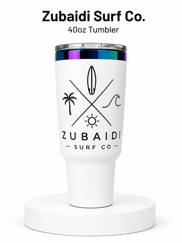 White 40oz Tumbler