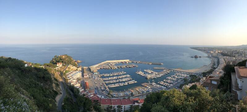 Het voormalige vissersdorp Blanes