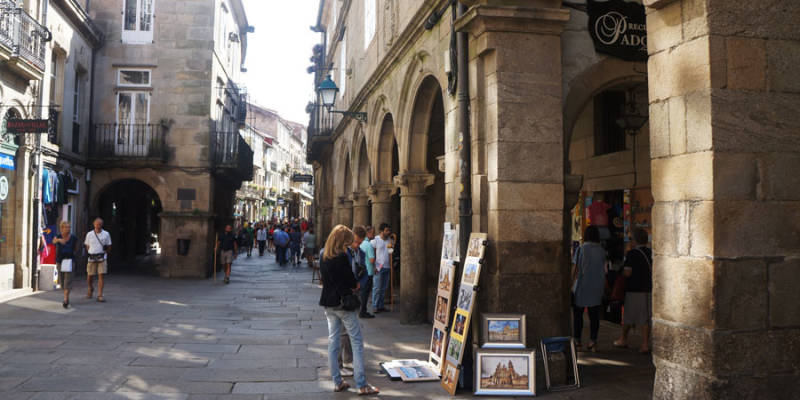 Ruo do Franco in Santiago de Compostella