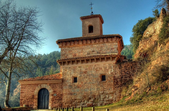 De Unesco werelderfgoed vermeldingen van Spanje - San Millán Yuso en Suso kloosters in La Rioja. 