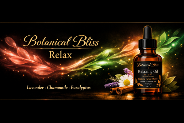 🌿 RELAX Botanical Bliss Massage Oil