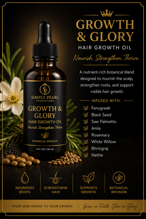 "Crowned" Growth & Glory Hair Revival Oil