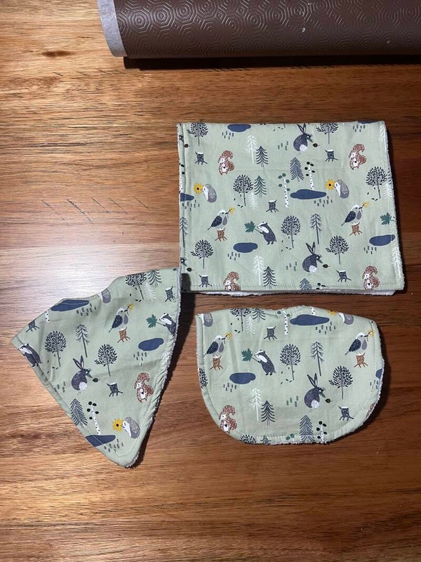 Green Woodland Animal set