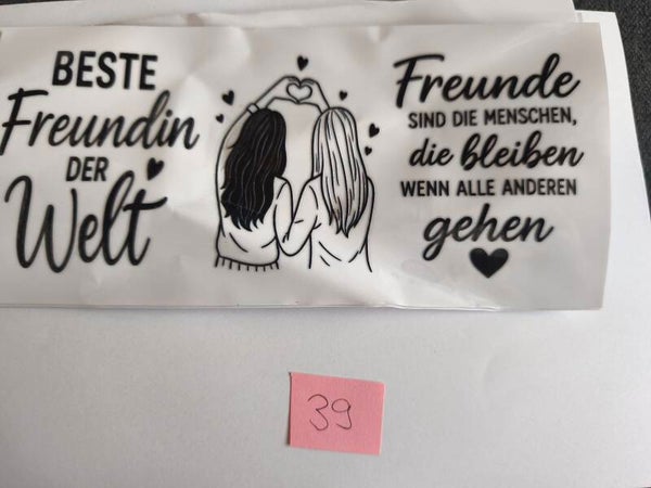 Motivfolie Freundin schwester