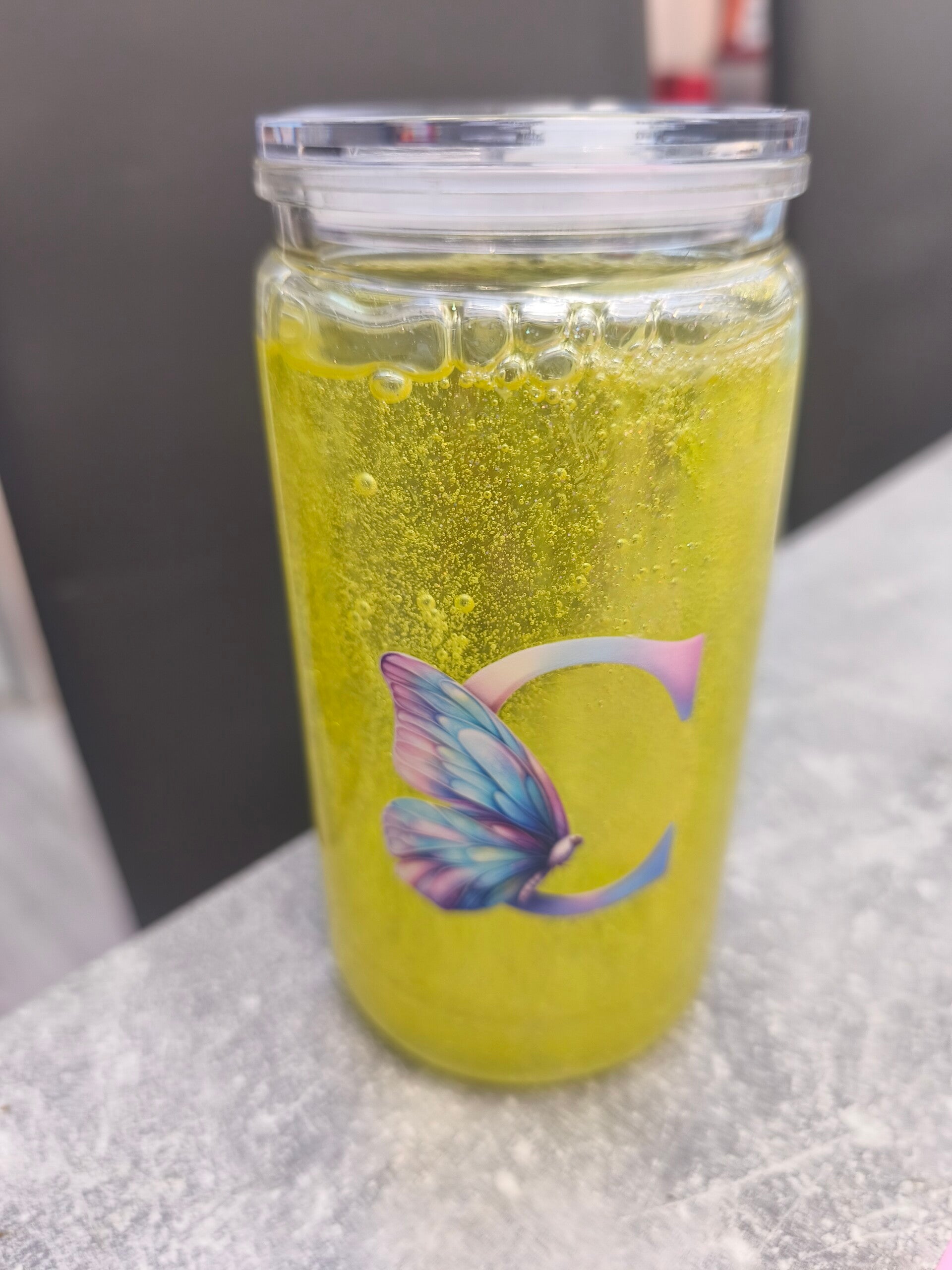 Magic Glitter Bottles Buchstabe