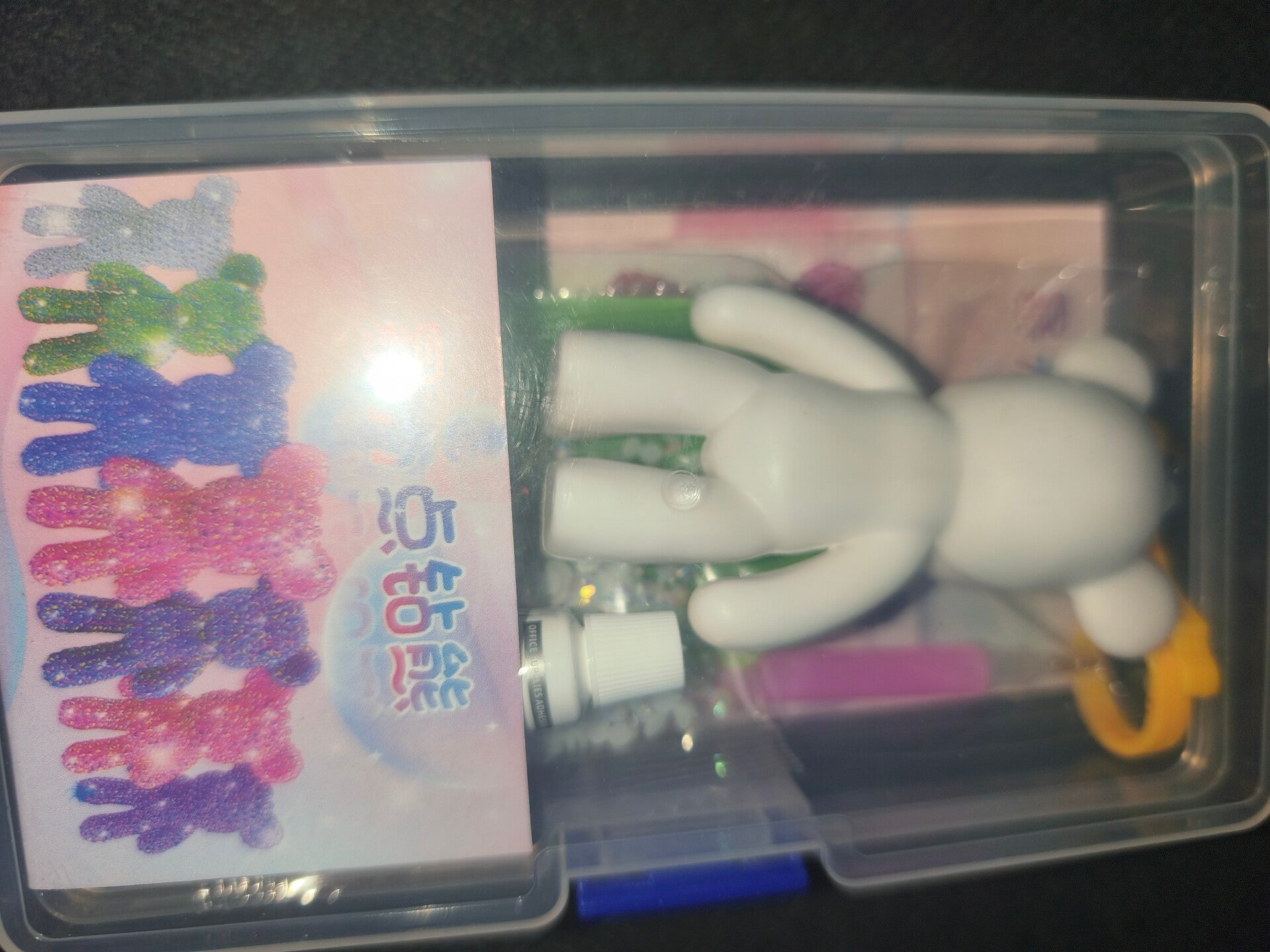 Diamond painting Bär Schlüsselanhänger