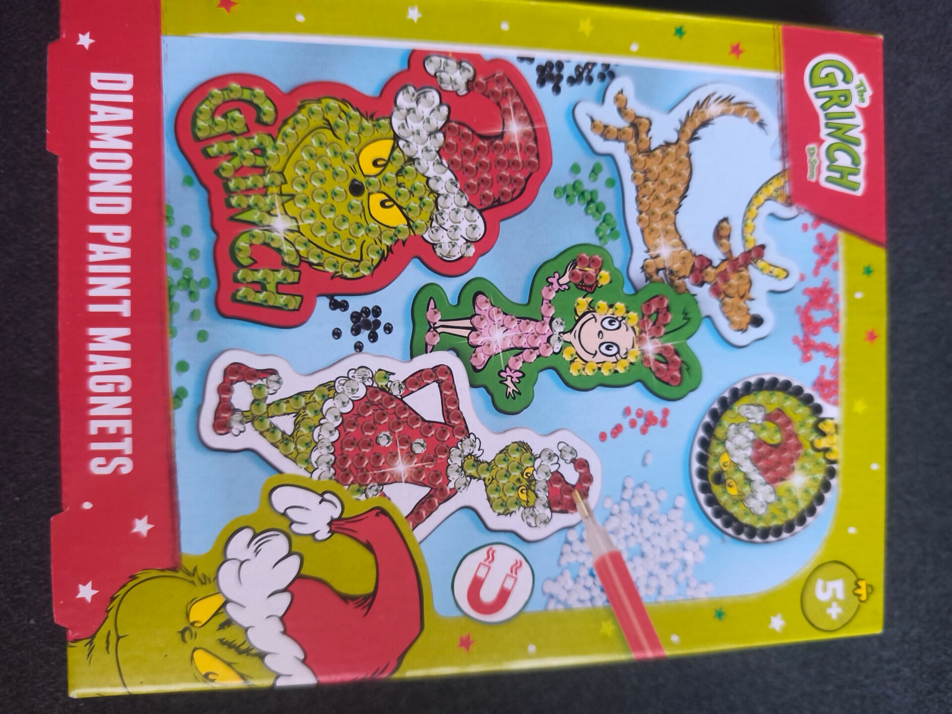 Diamond painting Magnete Grinch