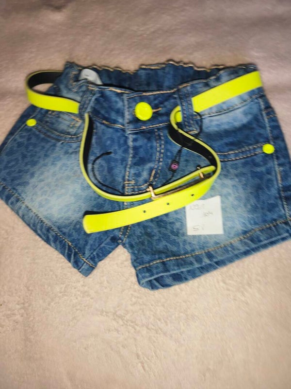 N91 Mädchen Jeansshort 104
