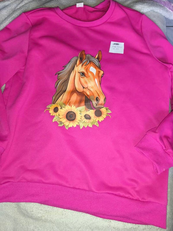 B15 Pferde Pullover 152