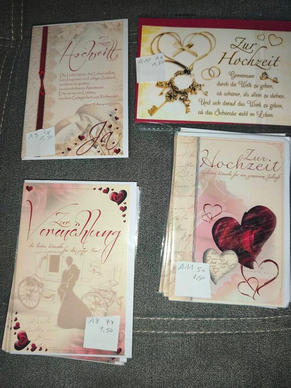 A8 A9 A10 A11 A12 A13 A14 A15 Hochzeitskarten