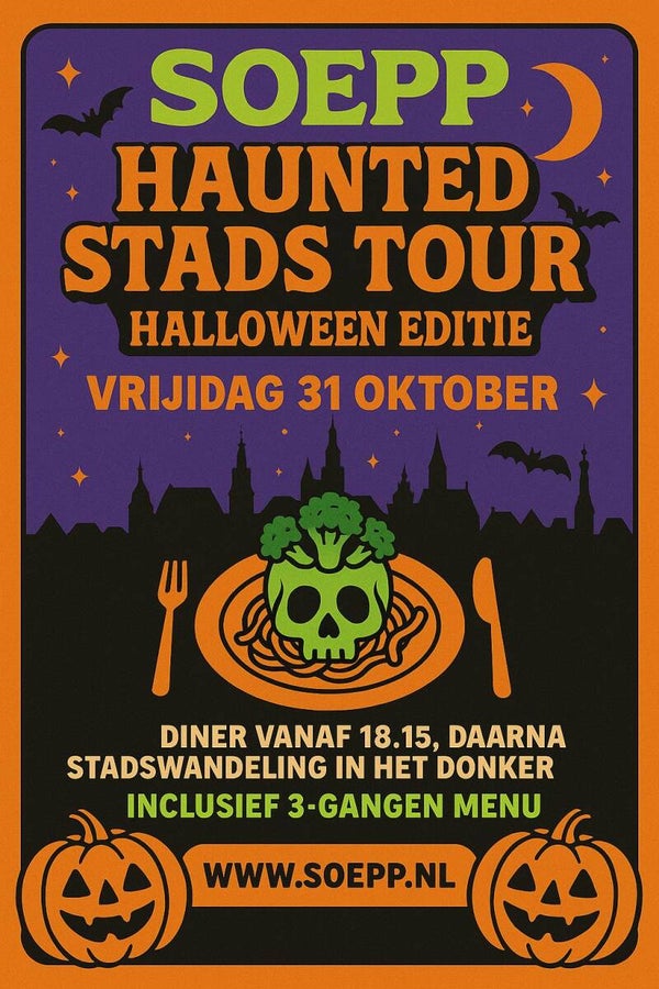 Haunted Halloween tour & menu