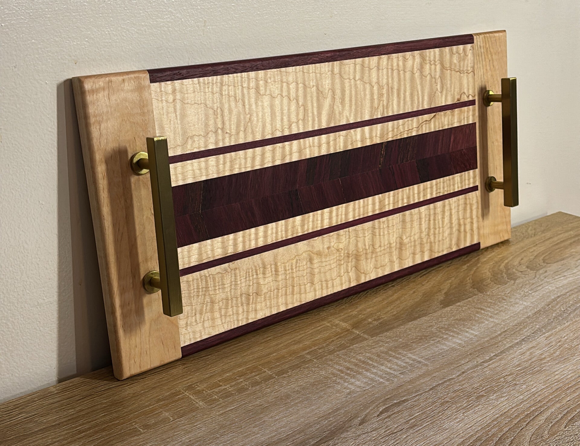 Maple & Purpleheart Serving Tray