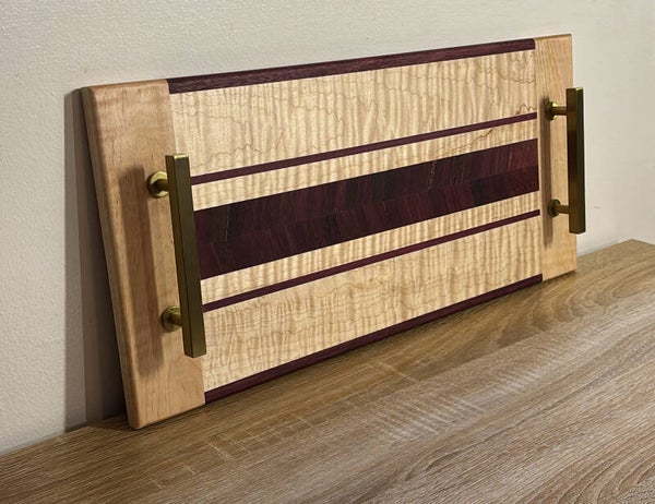 Maple & Purpleheart Serving Tray
