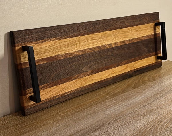 Sapele & Cherry & Walnut Serving Tray