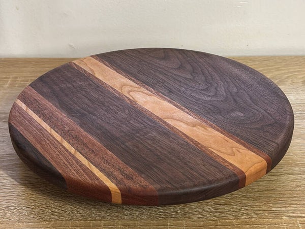 Walnut & Cherry & Sapele Lazy Susan