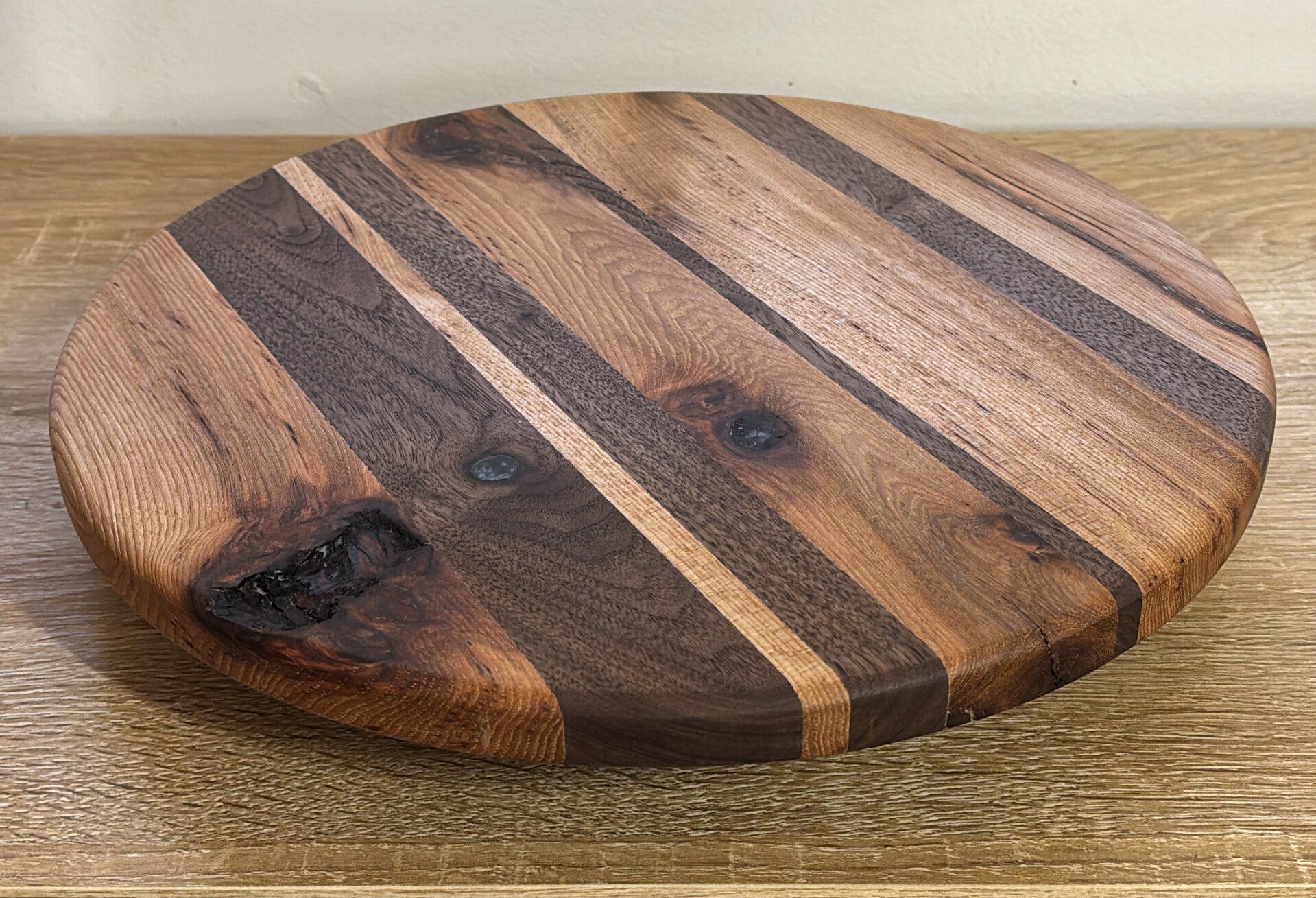 Hickory & Walnut Lazy Susan